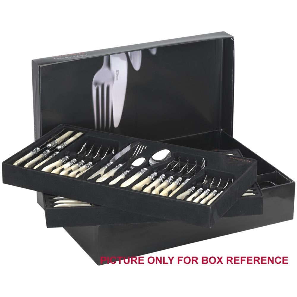 Servizio Posate 75 Pz. ""oxford"" Bianco - Foto 2