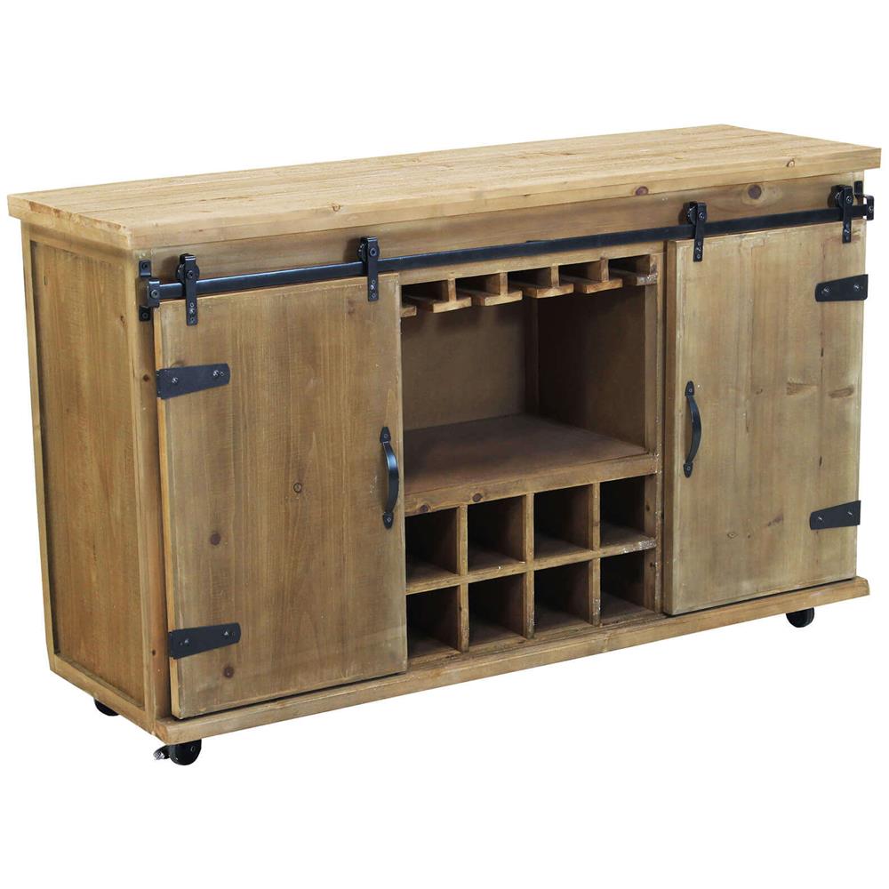 Florence - Madia In Legno Con Portabottiglie - Foto 1