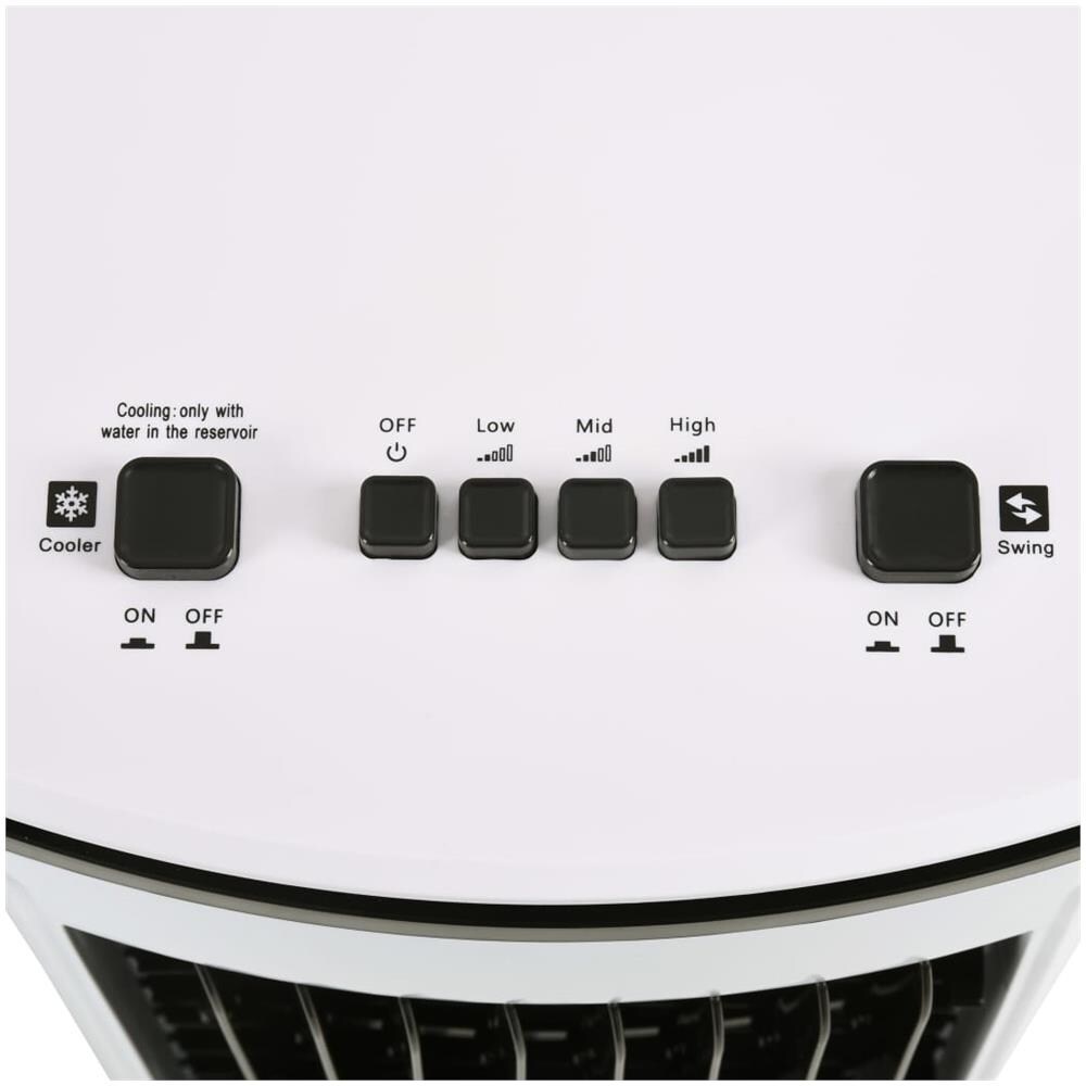 umidificatore e purificatore daria mini condizionatore portatile 3 in 1 Basiin mini refrigeratore USB con serbatoio dellacqua e 3 livelli di potenza 7 luci a LED per casa e ufficio