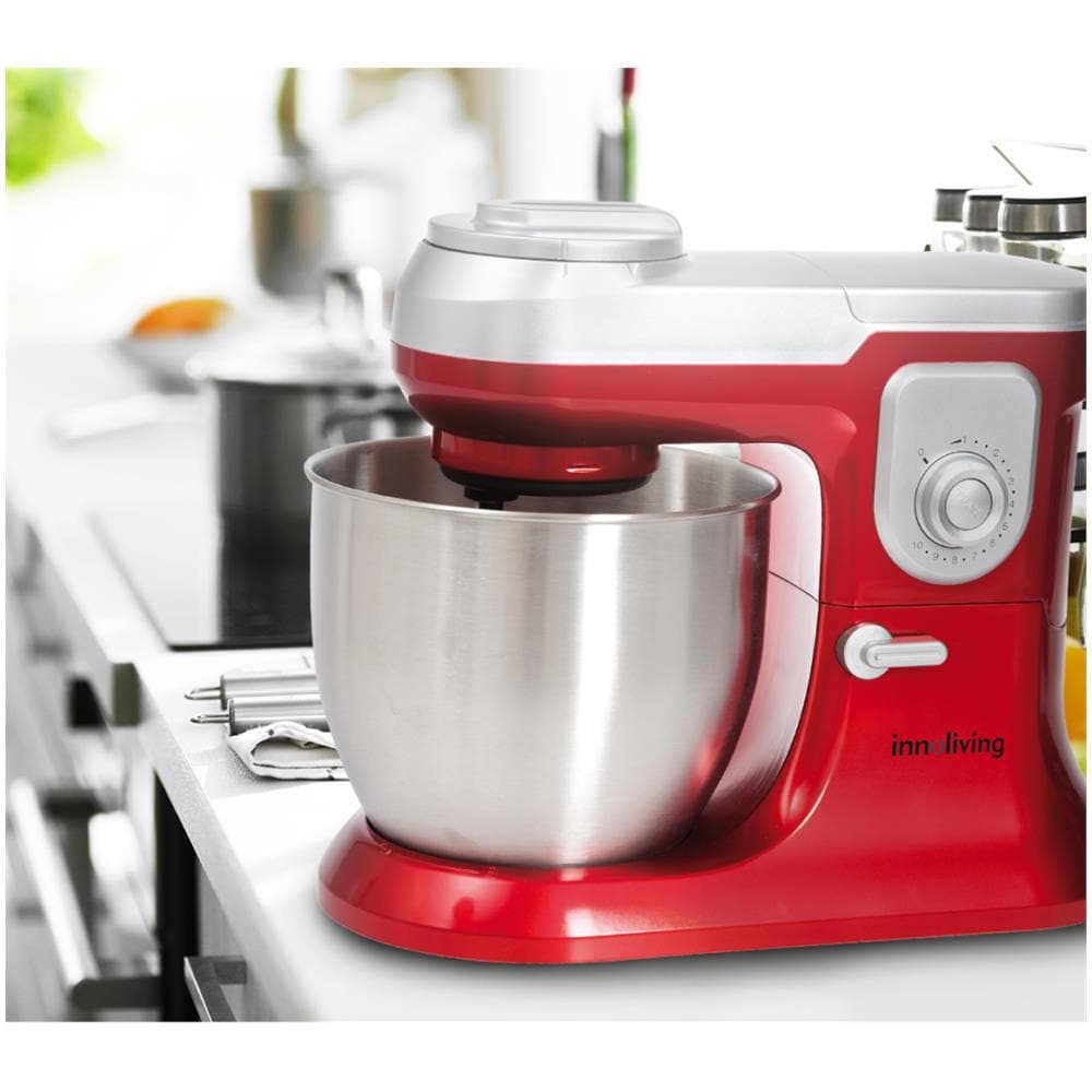 Impastatrice con Frullatore e Tritatutto Potenza 1200 Watt Colore Rosso - Foto 3