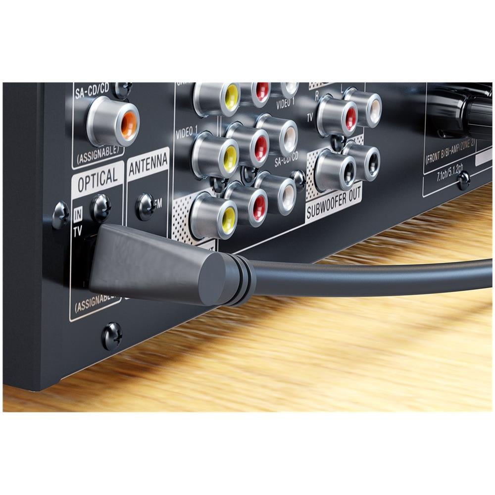 41595 cavo audio 2 m TOSLINK Nero - Foto 2