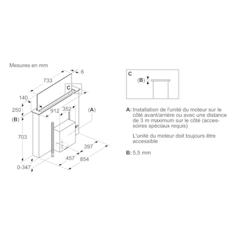 Cappa Da Lavoro 91cm 519m3/h Nera - Ld98wmm60 - Foto 4