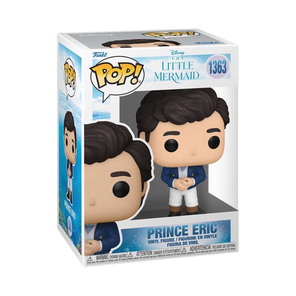 Deluxe Pop! The Little Mermaid - Live Action- Vinyl Figure Ariel & Friends Prince Eric 9 Cm - Foto 1