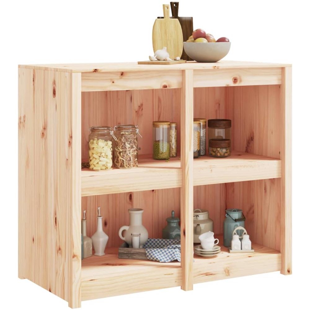 Mobile Da Cucina Da Esterno 106x55x92 Cm Legno Massello Di Pino - Foto 3
