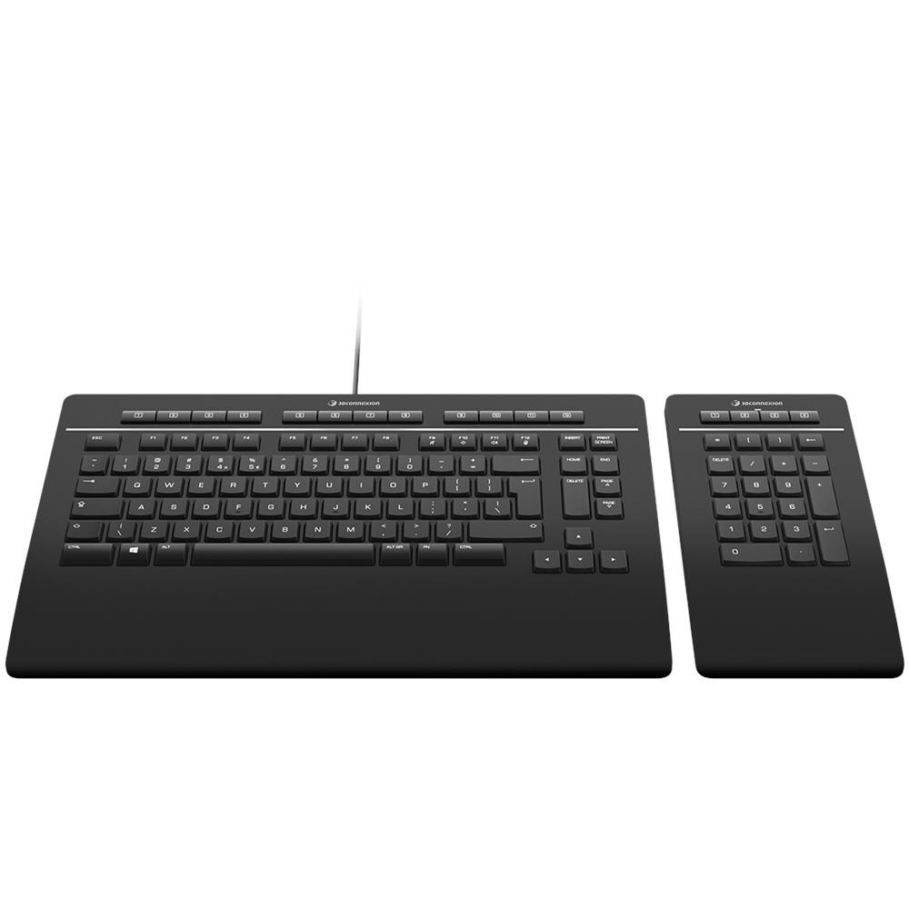 Tastiera USB + RF Wireless + Bluetooth 3DX-700091 (Layout Tedesco) Colore Nero - Foto 2