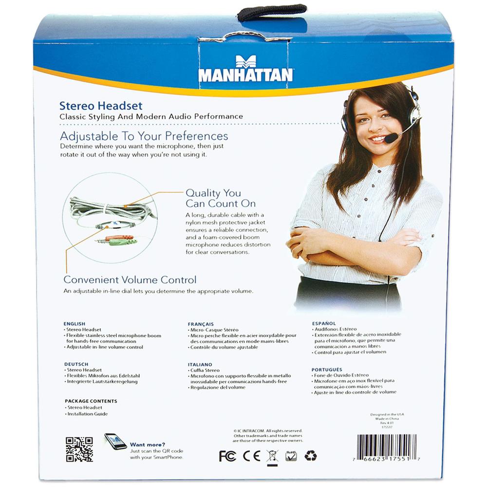 ICC SH-517 - Cuffia Stereo con Microfono con Asta Flessibile - Foto 2