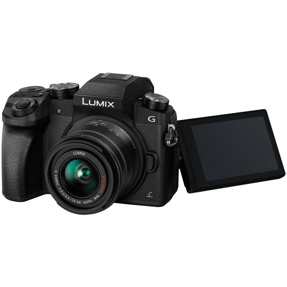 Lumix DMC-G7 Nero Kit 14-42mm f 3.5-5.6 Sensore Live MOS 16 Mpx Display 3" Touch Filmati Ultra HD 4K PostFocus Wi-Fi - Foto 3