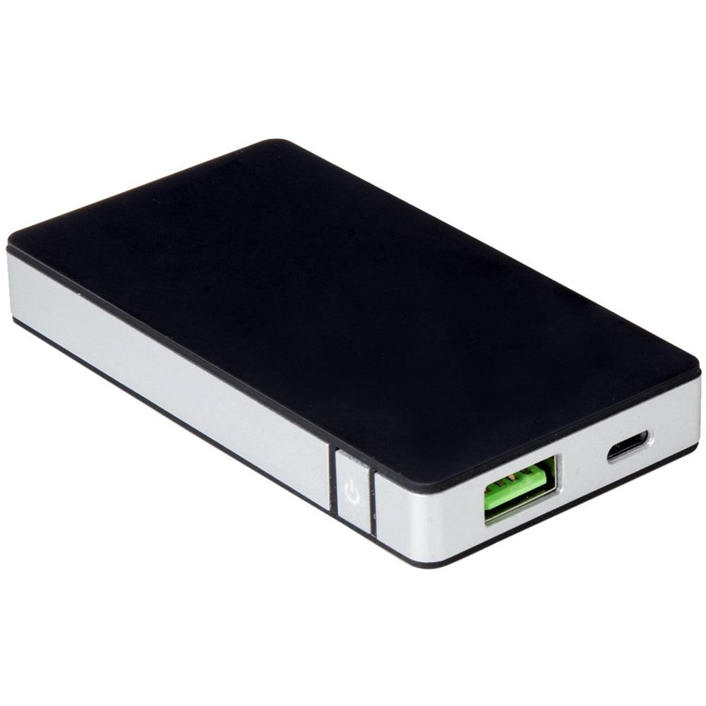 PowerBank da 4000 mAh con Connettore Lightning Colore Nero e Argento - Foto 1