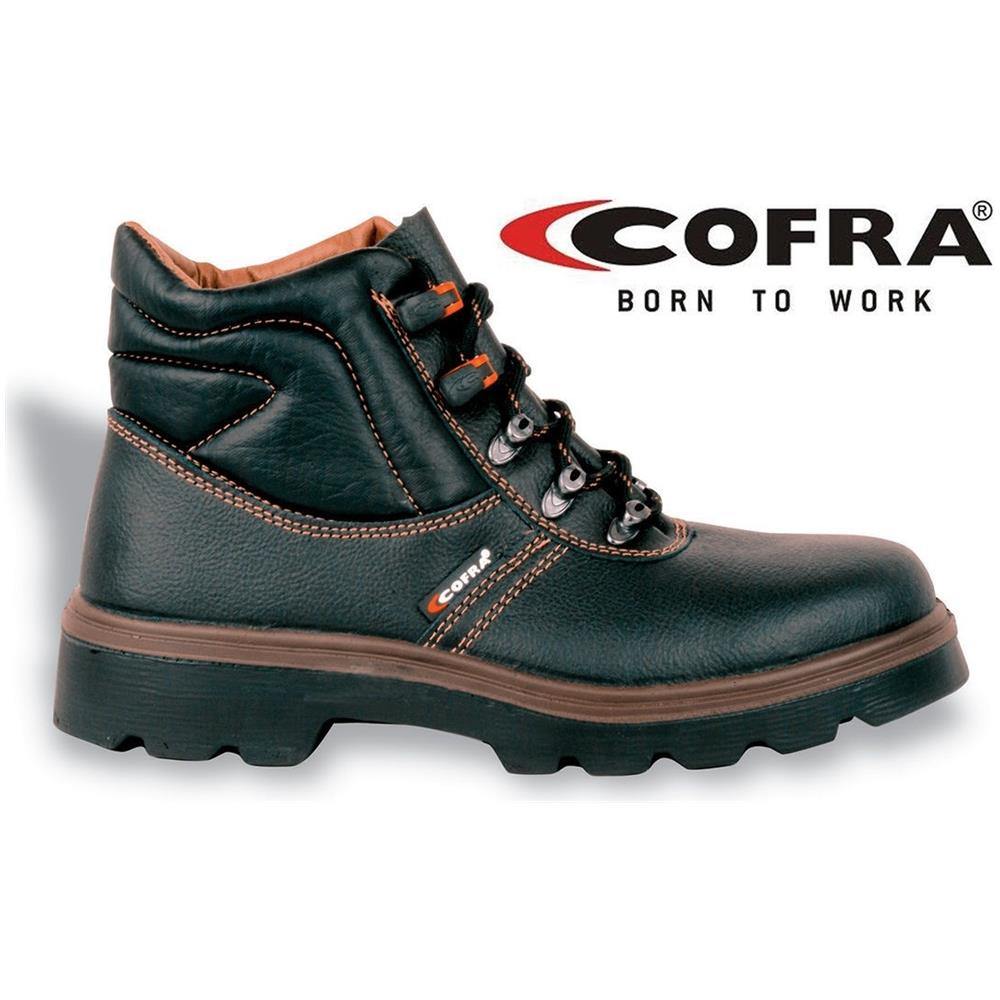 Cofra - Scarpe Da Lavoro Polacco Pelle Nero / daino Sint. / lamina Apt New  Paride - 46 - ePRICE