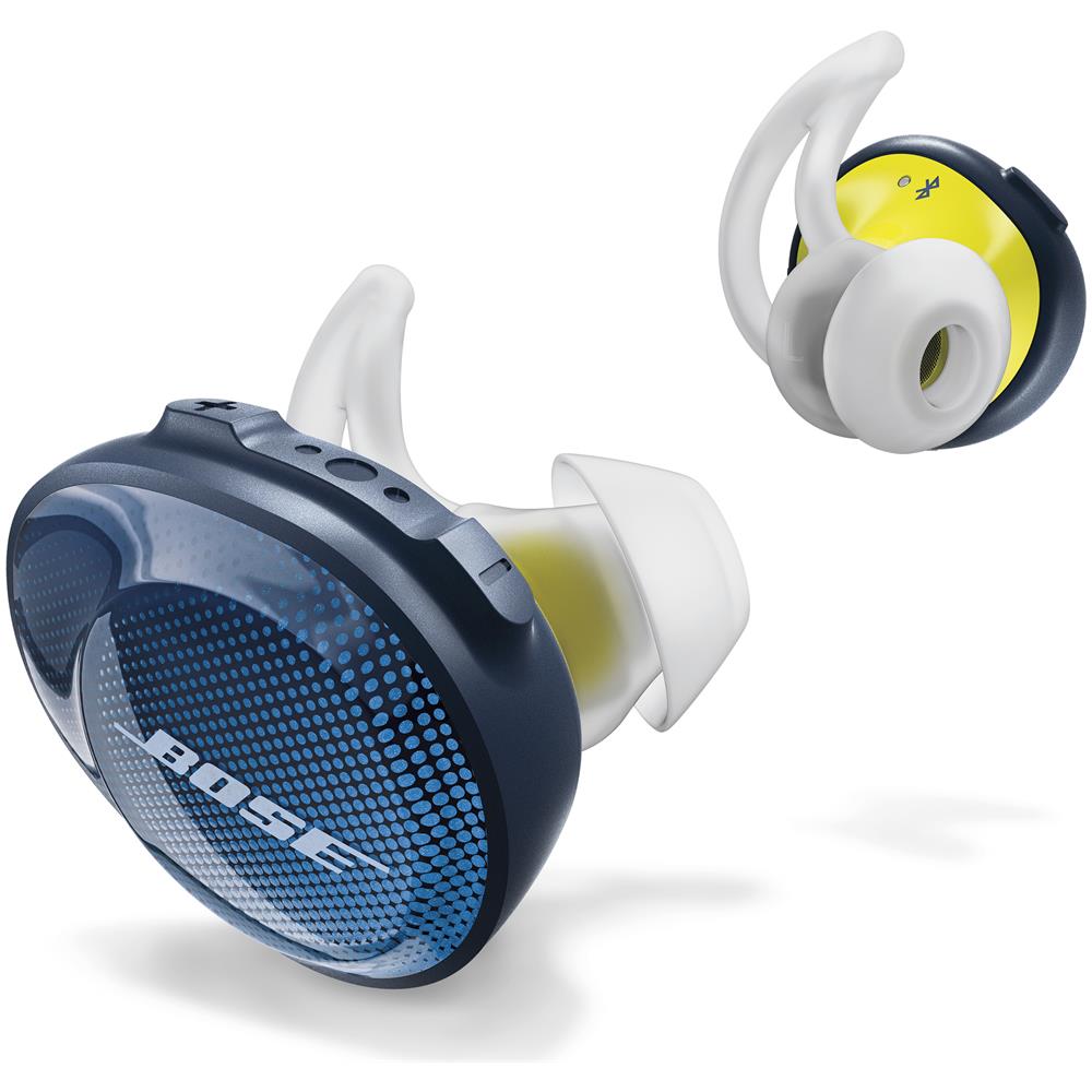 Soundsport Free Wireless Cuffie Auricolari Indipendenti Bluetooth Custodia Ricarica Blu /citron - Foto 1
