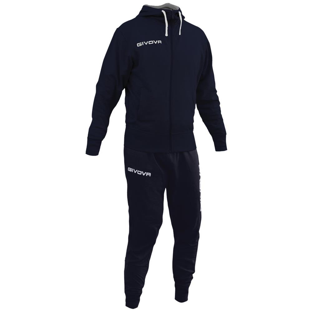 Tuta Poker Completo Di Giacca Con Zip Manica Lunga E Pantalone Colore Blu / blu Taglia S - Foto 1