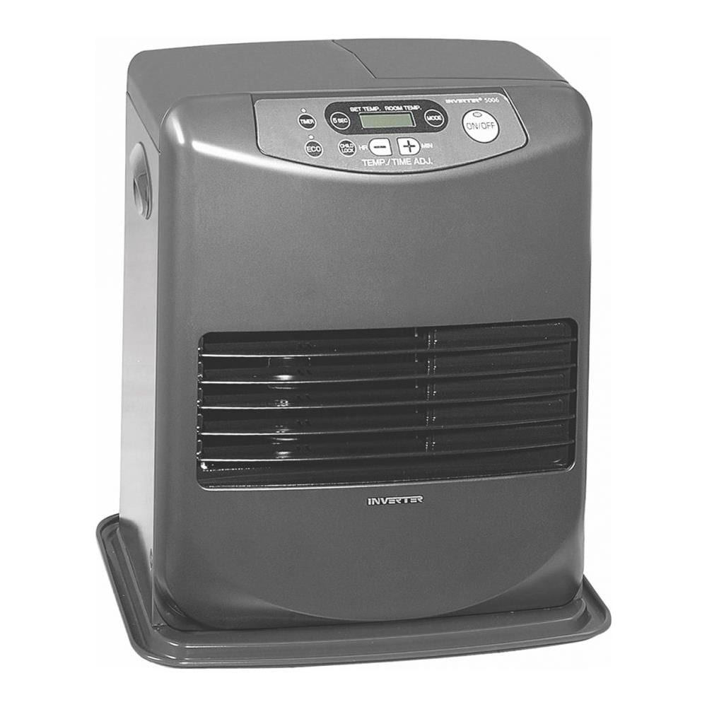 Stufa a Combustibile Liquido Inverter 3026 Elettronica Ventilata Potenza 3 kW Serbatoio 5 Litri Capacità di Riscaldamento 120 mc Colore Grigio - Foto 1