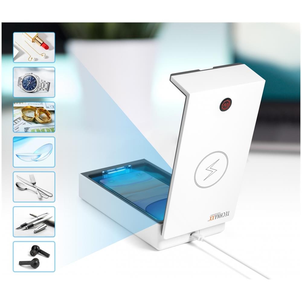 Box Disinfettante Uv Anti Virus Sterilizzatore Portatile Ricarica Qi - Foto 1
