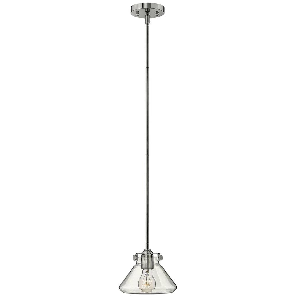 Congress Clear Glass Pendant Chrome - Foto 2