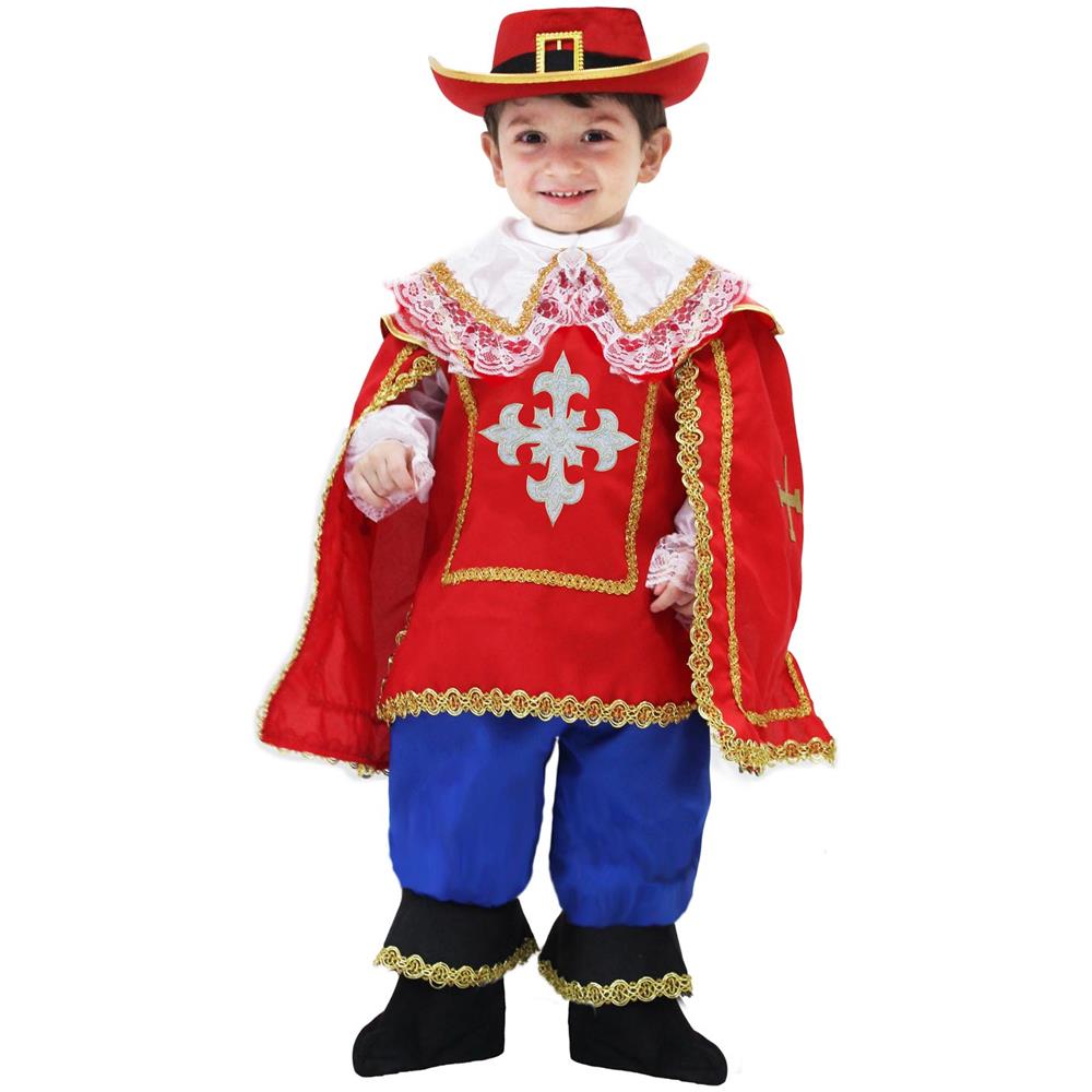 Costume D'artagnan 13/18 Mesi Prima Infanzia Vestito Carnevale Pegasus - Foto 1