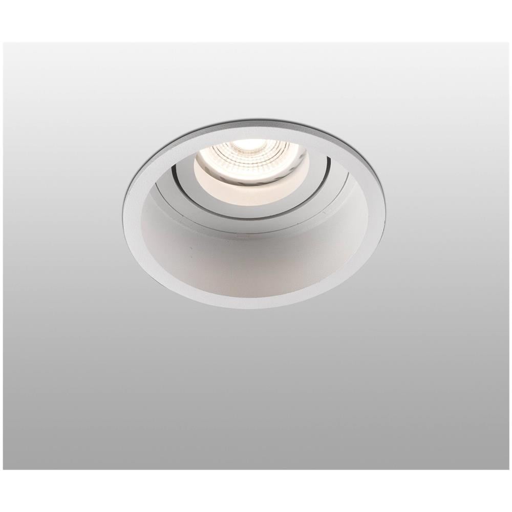 Faretto Da Incasso Rotondo Inclinabile Bianco, Gu10 - Foto 1