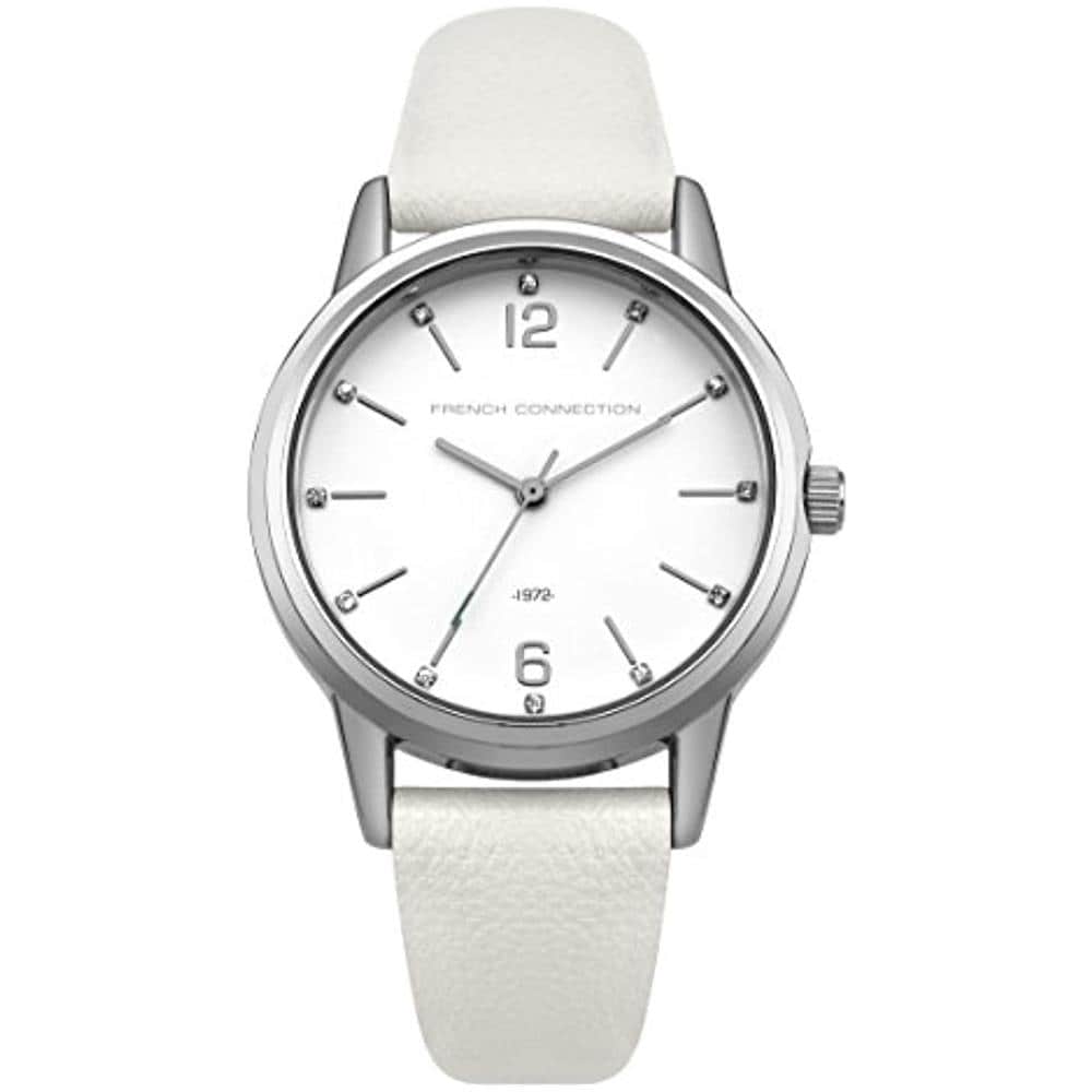 Orologio Analogico Da Polso, Donna, Cinturino In Pu, Bianco - Foto 1