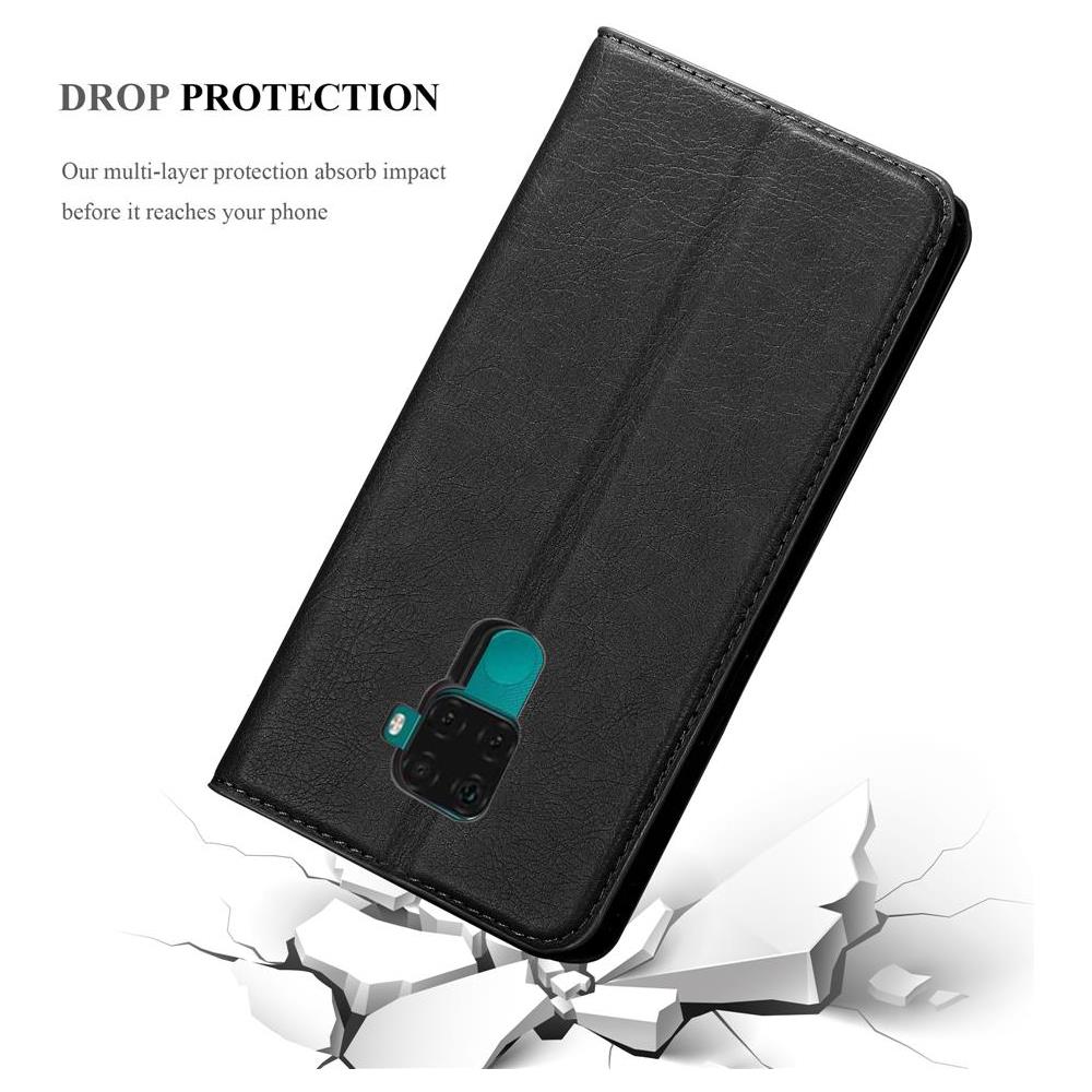 Custodia Compatibile Con Huawei Mate 30 Lite In Nero Di Notte - Coperchio Protettiva Con Chiusura Magnetica, Funzione Stand E Tasca Per Le Carte - Foto 8