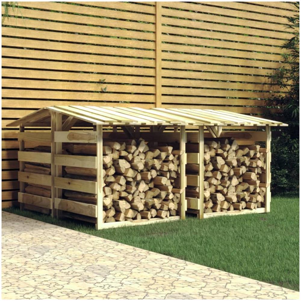 Pergole Con Tetto 4 Pz 100x90x100 Cm Legno Di Pino Impregnato - Foto 1