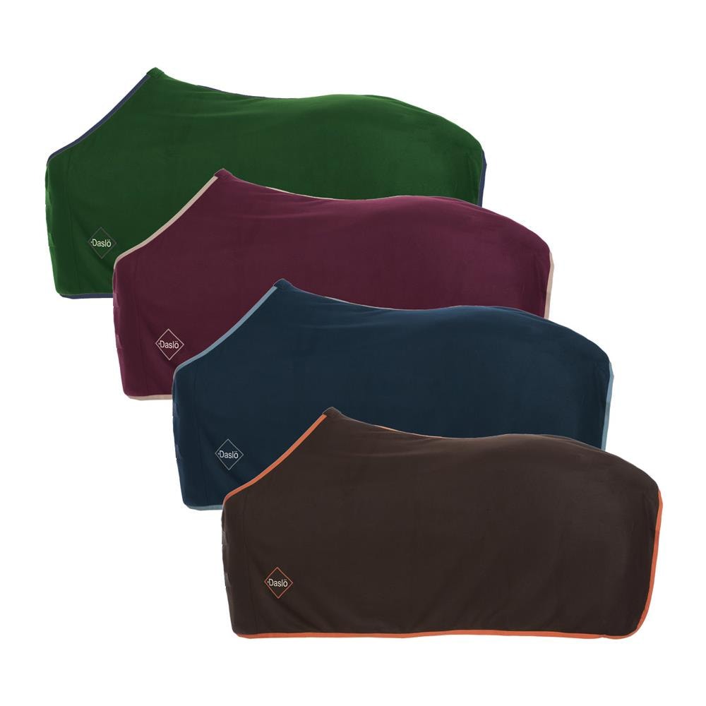 Coperta Daslö In Pile Anti-pilling 250g Con Chiusura Anteriore E Passante Per La Coda 155 Cm Garrese / coda - Foto 1