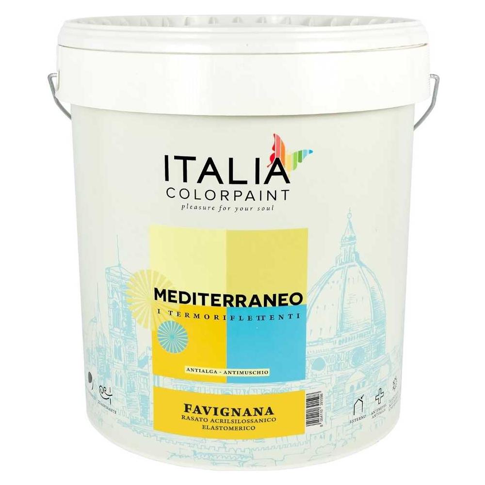 Favignana Rasato Acrilsilossanico Elastomerico Termoriflettente *** Tinta : Bianco, Contenuto : Kg 8 - Foto 2