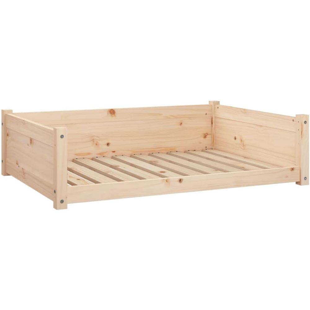 Cuccia Per Cani 95,5x65,5x28 Cm In Legno Massello Di Pino - Foto 1