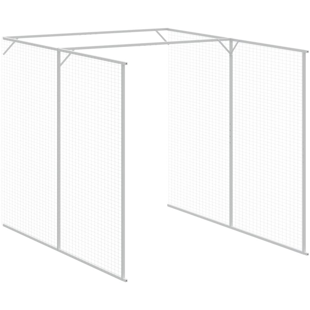Pollaio Con Area Corsa Antracite 165x1271x181cm Acciaio Zincato - Foto 7