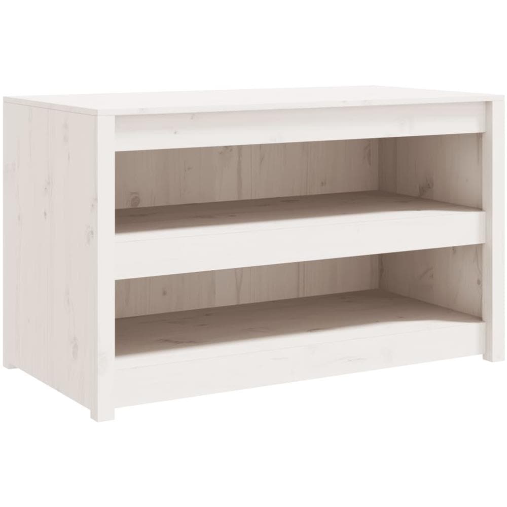 Mobile Da Cucina Da Esterno Bianco 106x55x64 Cm Legno Massello Di Pino - Foto 2