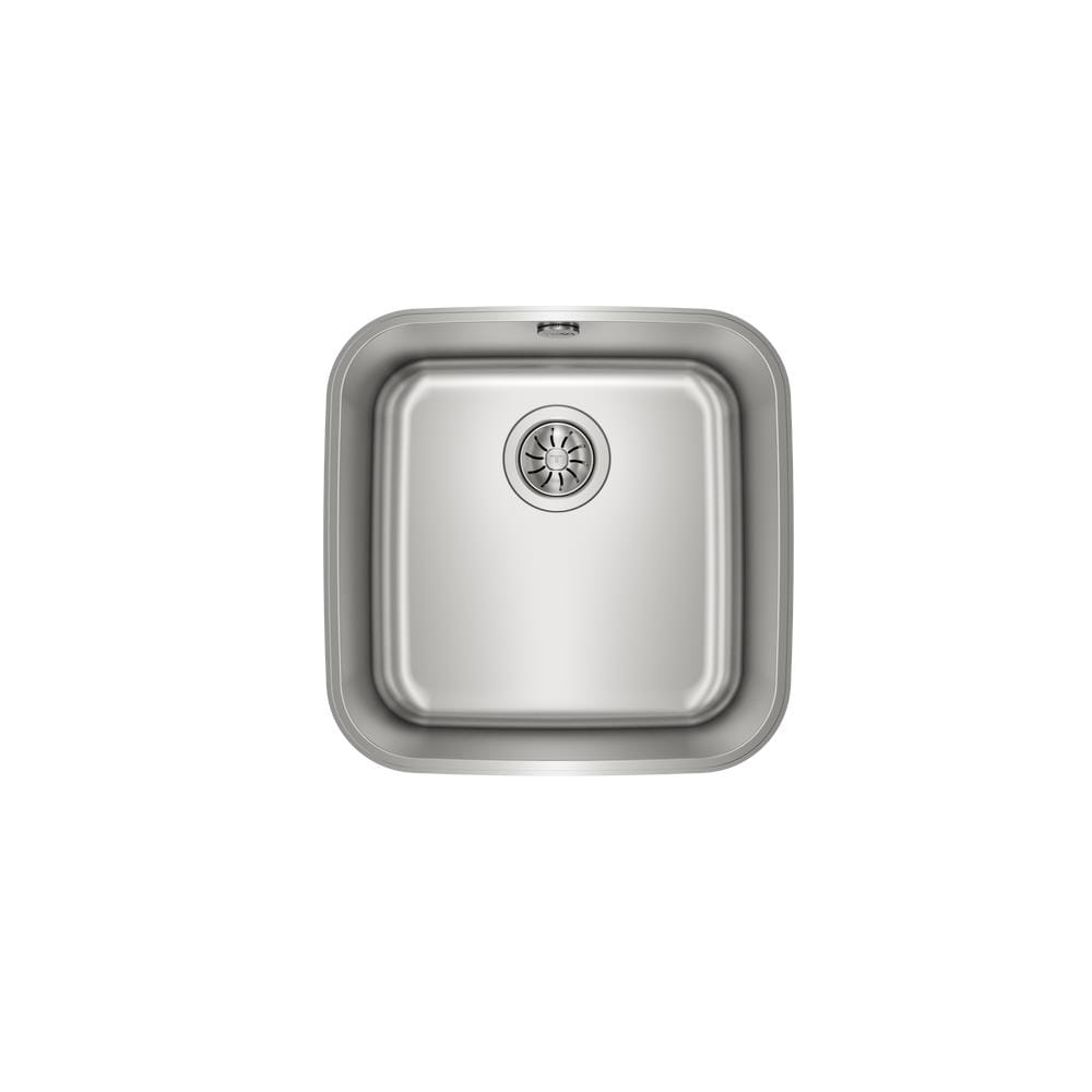 Lavello Sottopiano BE 40.40 Plus Quadrato 1 Vasca Acciaio Inossidabile - Foto 1