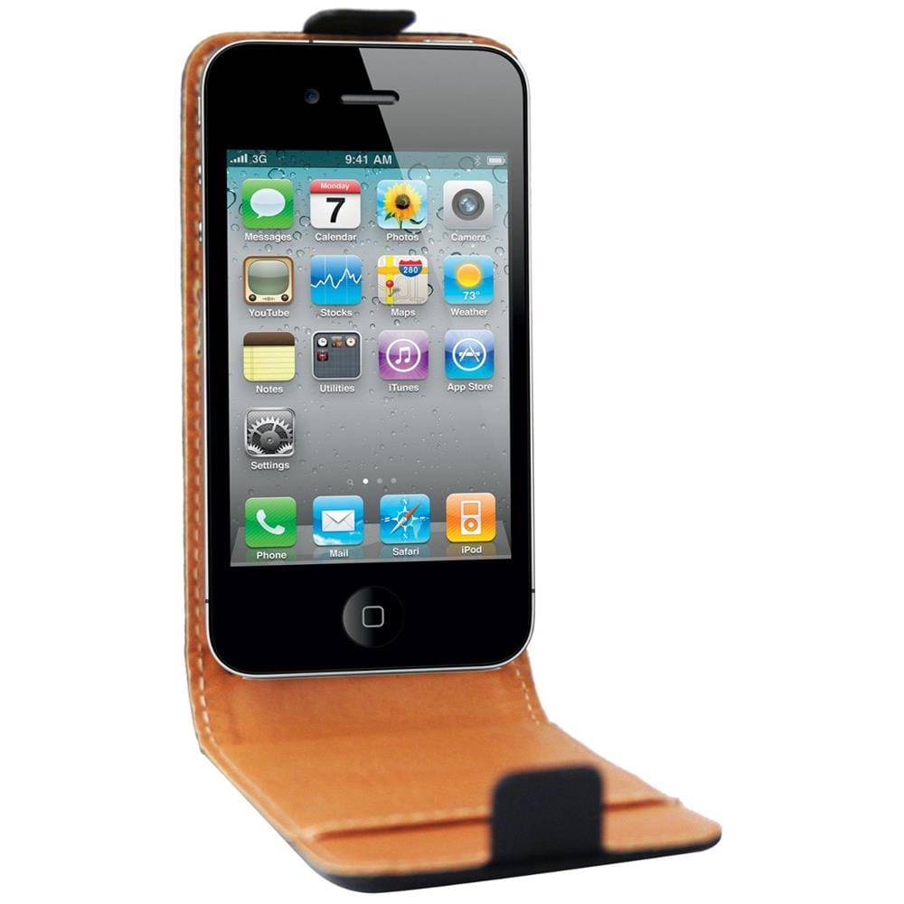 CUSTODIA X APPLE IPhone 4/4S SCP10004 IN VERA PELLE NERA - Foto 1