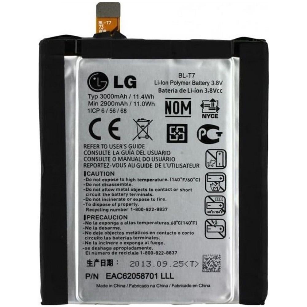 Batteria Originale Bl-t7 Blt7 3000mah Ricaricabile Litio Per Optimus G2 D802 - Foto 4