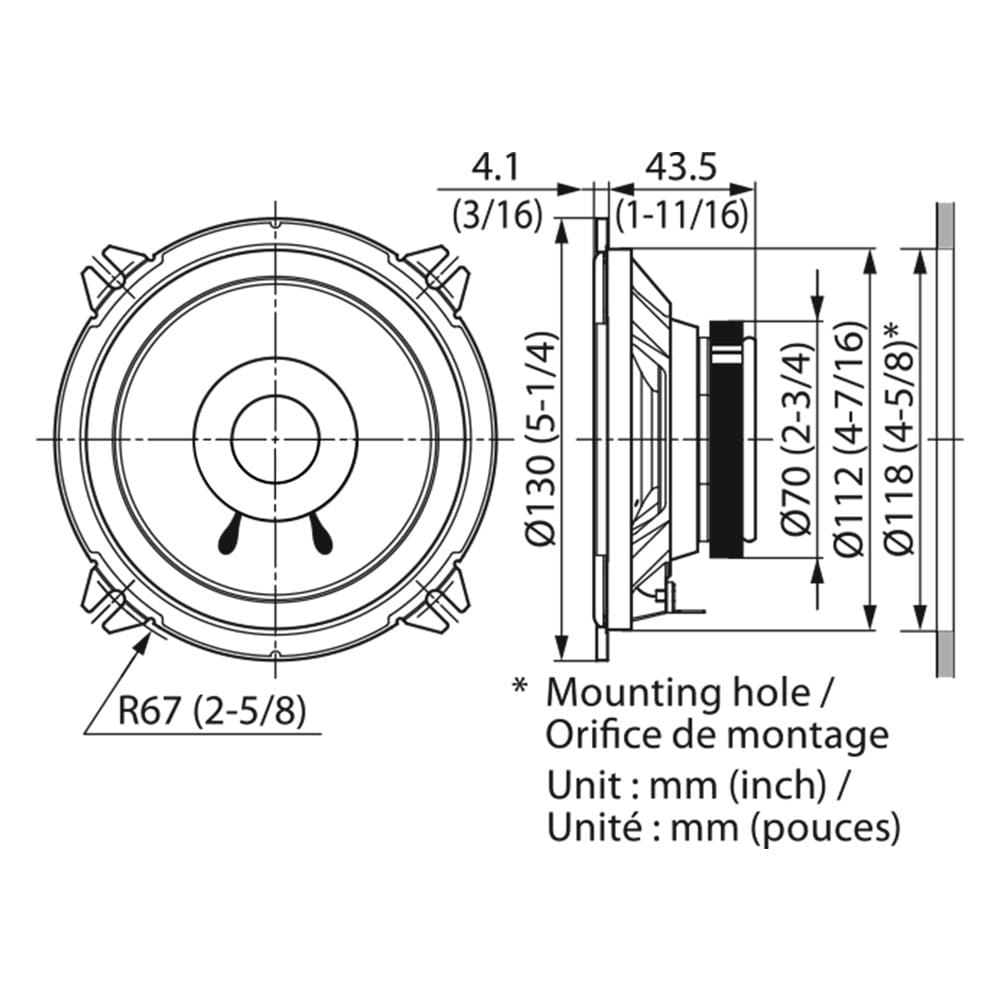 Coppia Altoparlanti Doppio Cono Stage Sound Series Potenza di picco 260 Watt - Foto 2