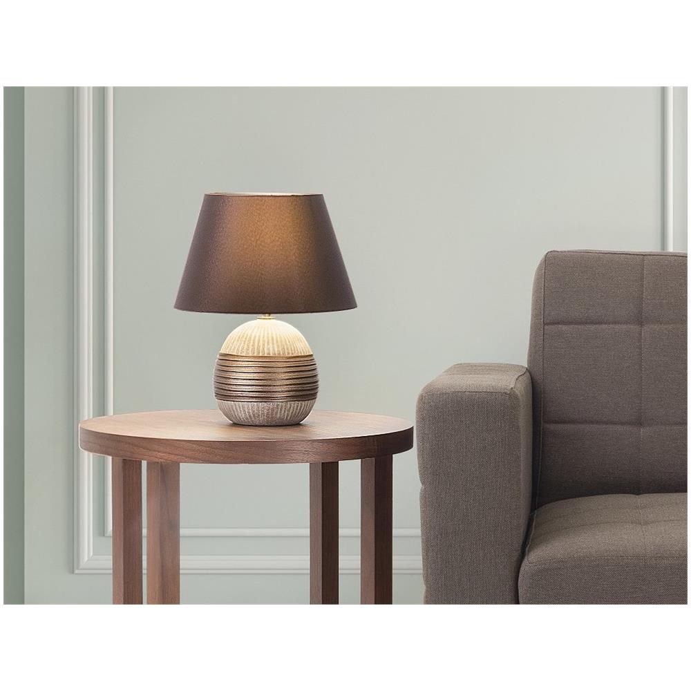 Lampada Da Tavolo In Colore Marrone Sado - Foto 1
