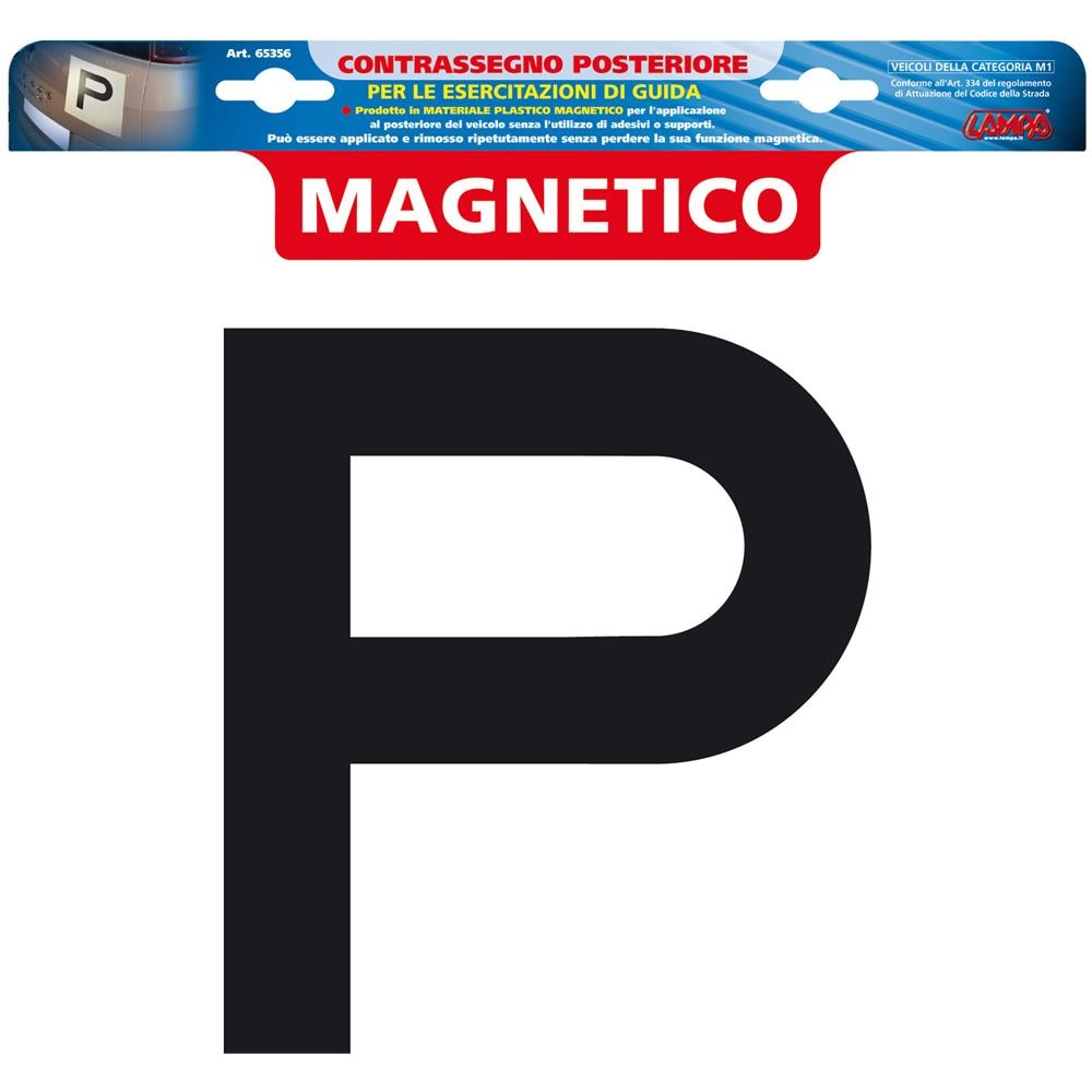 Contrassegno Magnetico P Posteriore 30x30mm - Foto 2