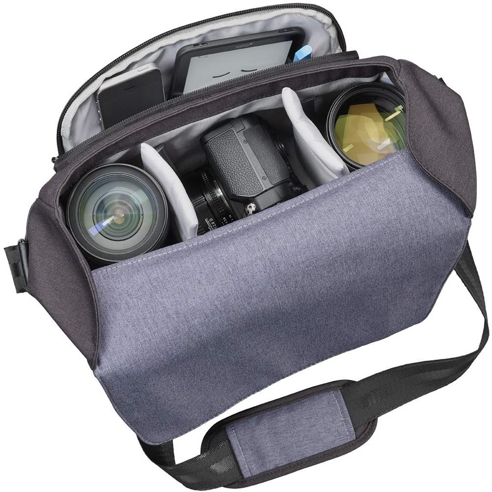 Bristol Maxima 333+ - Borsa Messenger Per Fotocamera, Con Scomparto Per Tablet, Colore: Blu - Foto 2