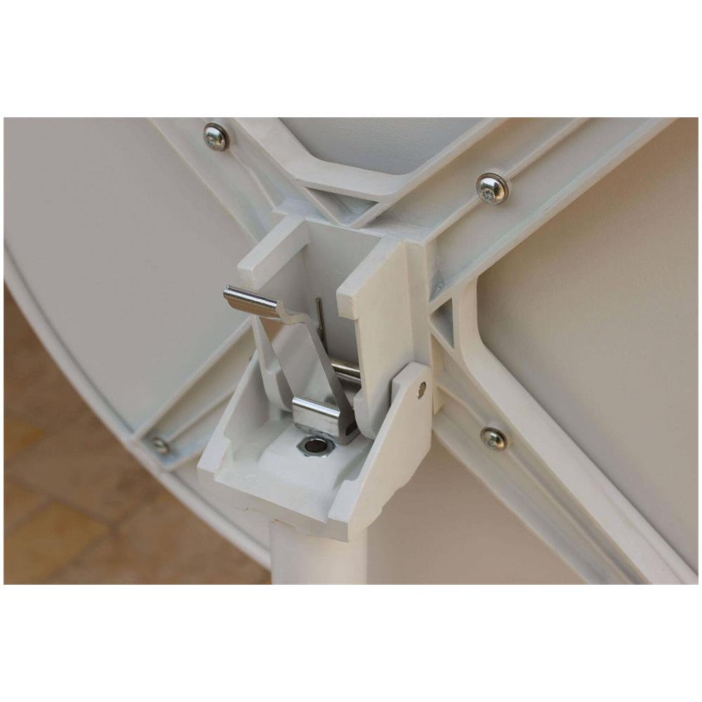 Opera - Set Tavolo In Metallo Cm Ø 60 X 74 H Con 2 Poltrone Maris - Foto 4