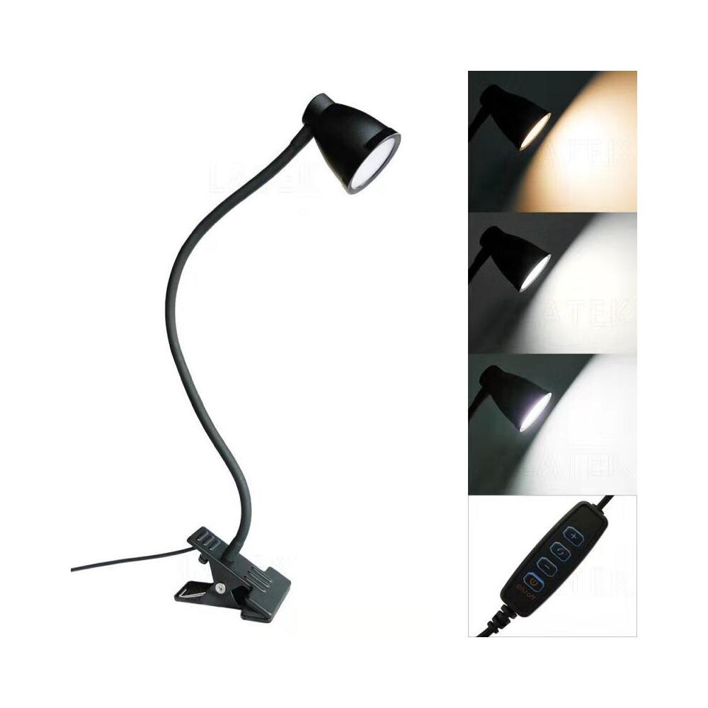 Lampada Da Lettura/lampada A Morsetto A Led Dimmerabile 3000-6500k - Foto 2