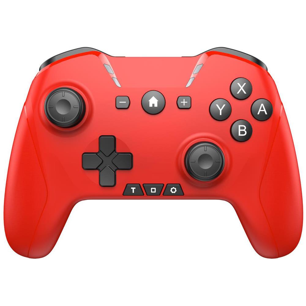 Wireless Pro Controller Per Switch / switch Lite Gamepad Joypad Joystick Switch Nero Con Sveglia (rosso)  - Foto 1