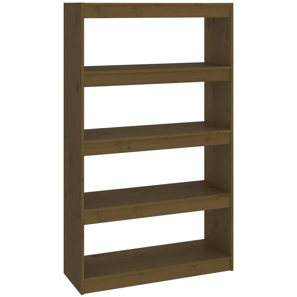 Libreria / divisorio Miele 80x30x135,5 Cm Legno Massello Di Pino - Foto 1
