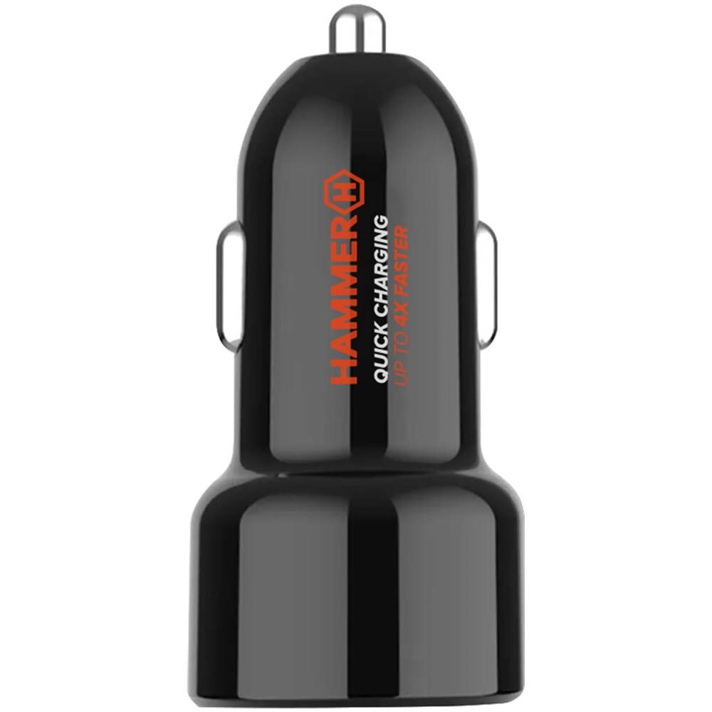 Caricabatterie Per Auto 30w 2x Usb Carica Pump Express Mediatek Nero - Foto 5