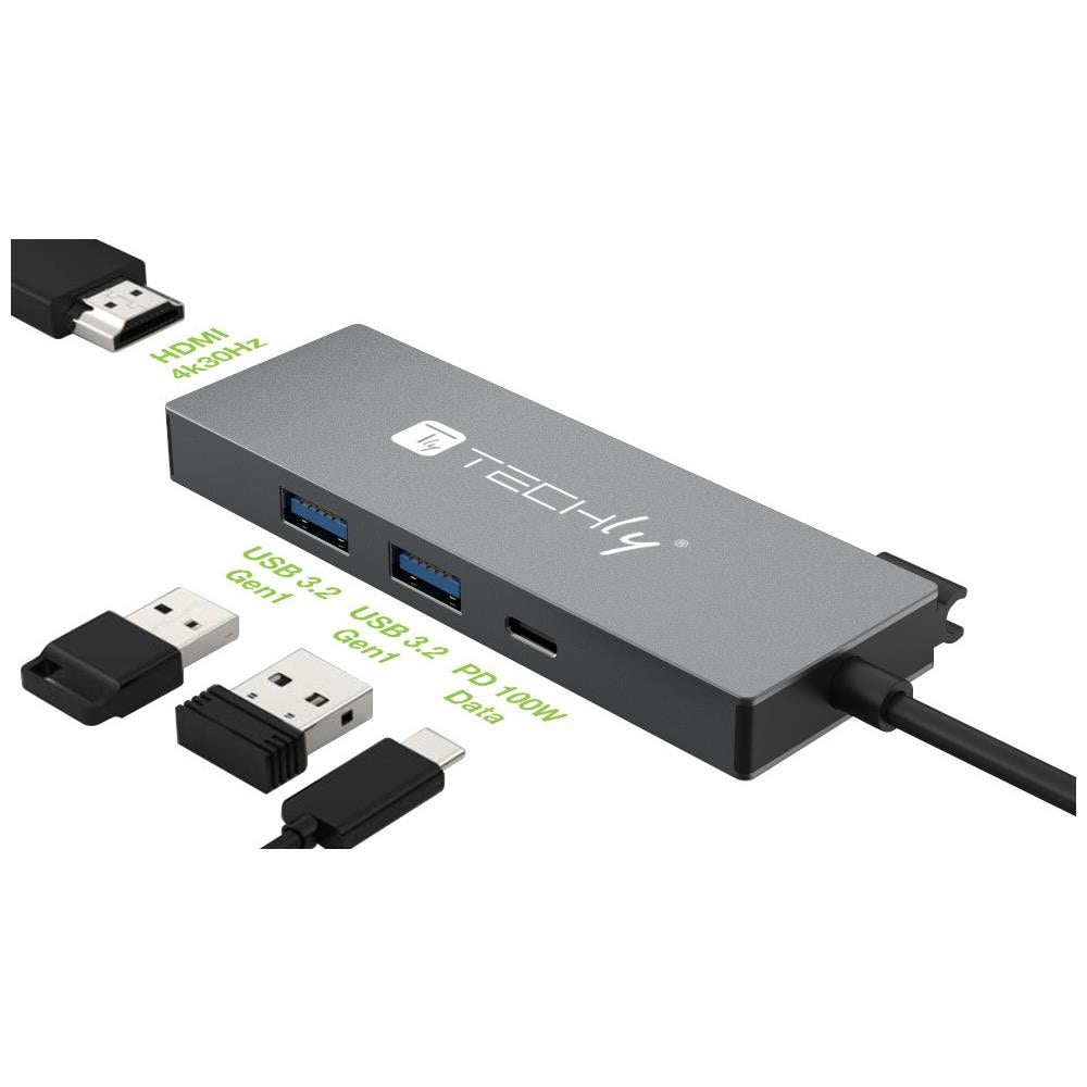 Docking Station Usb3.2 Type-c A 3 Porte Usb E 1 Hdmi - Foto 2