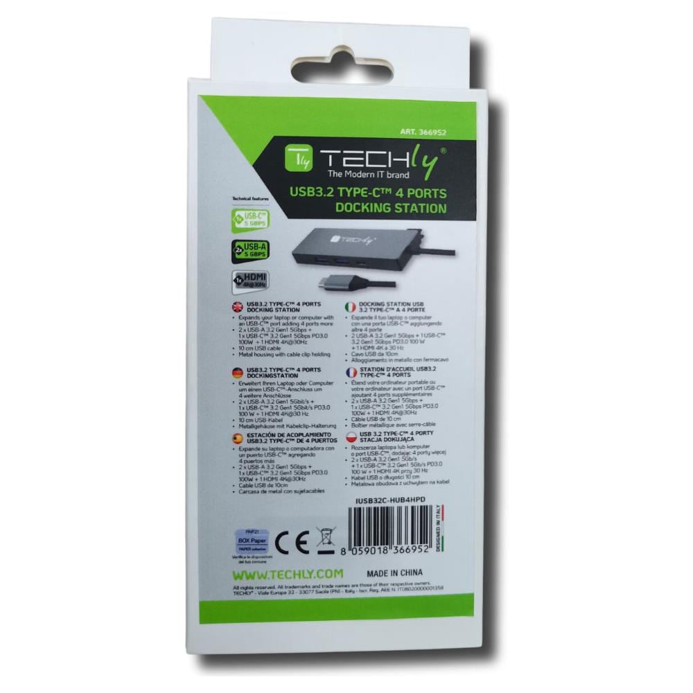 Docking Station Usb3.2 Type-c A 3 Porte Usb E 1 Hdmi - Foto 3