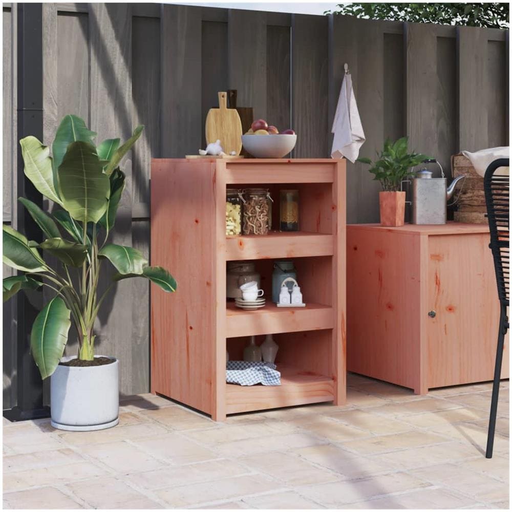 Mobile Da Cucina Da Esterno 55x55x92 Cm Legno Massello Di Douglas - Foto 1