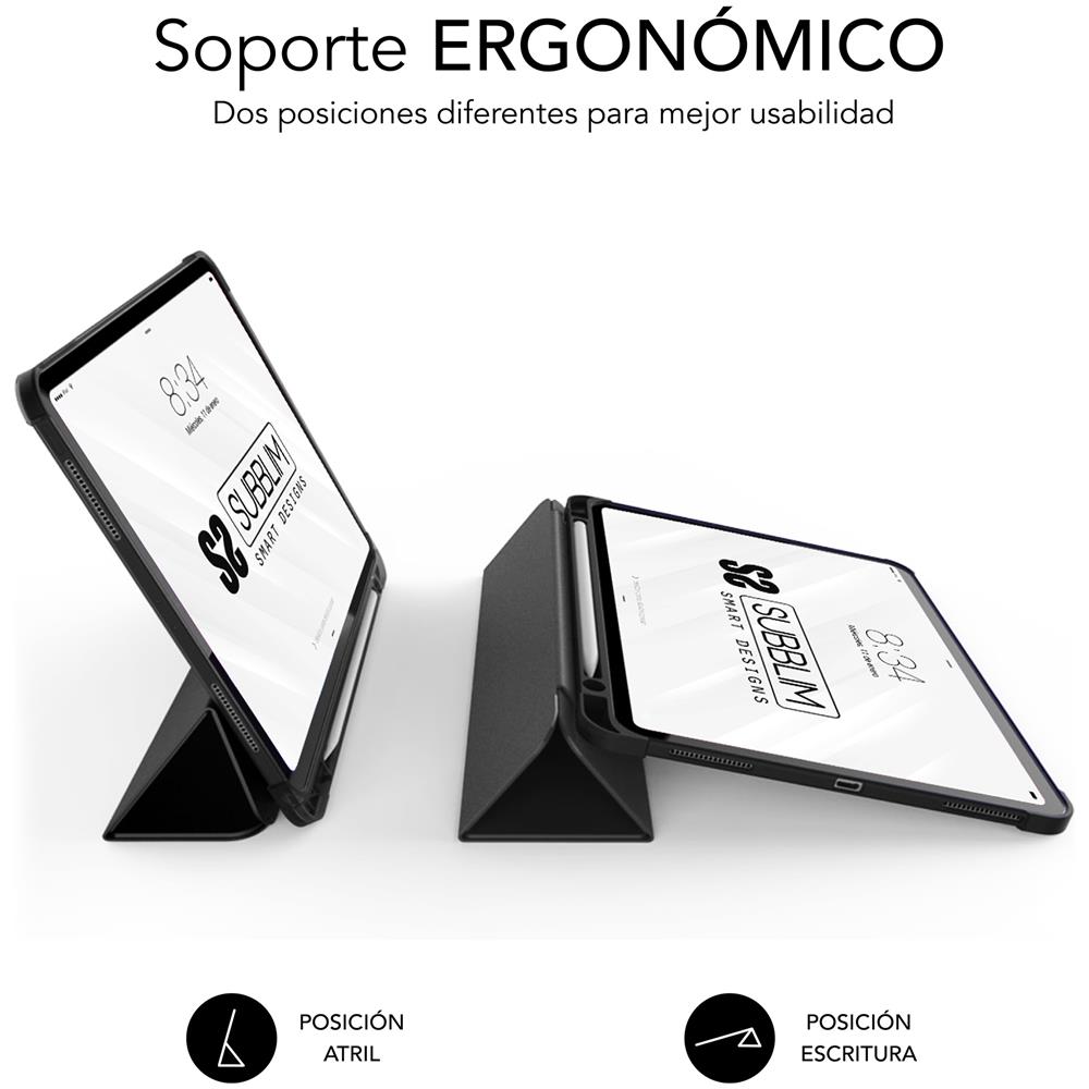 FUNDA TABLET IPAD 10.9'' 10 Gen NEGRO Custodia a libro Nero - Foto 6