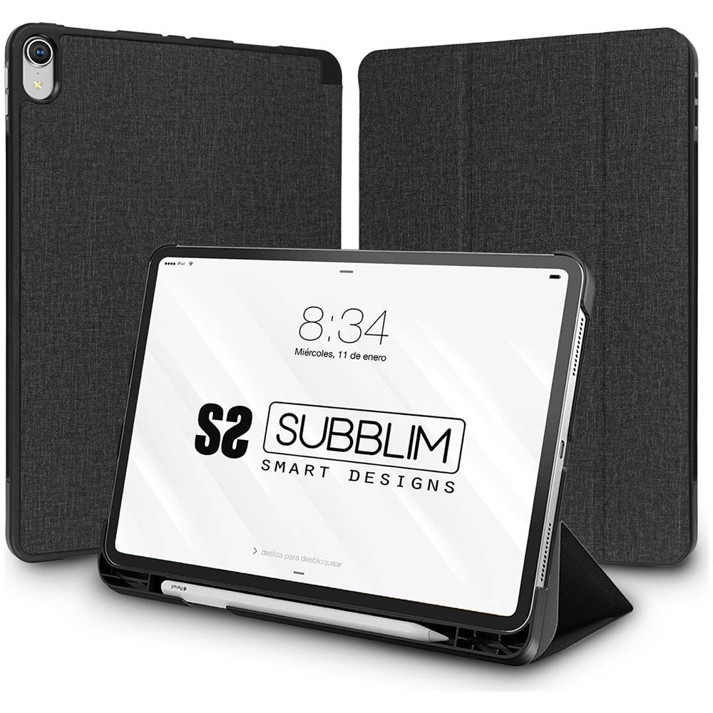 FUNDA TABLET IPAD 10.9'' 10 Gen NEGRO Custodia a libro Nero - Foto 1
