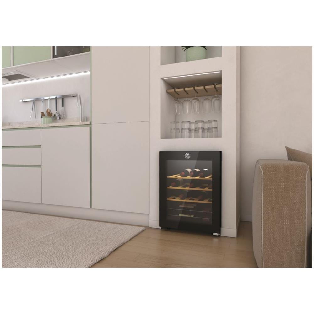 Frigo Cantinetta HOWC023 Capacità 23 Bottiglie Classe G Colore Nero - Foto 13