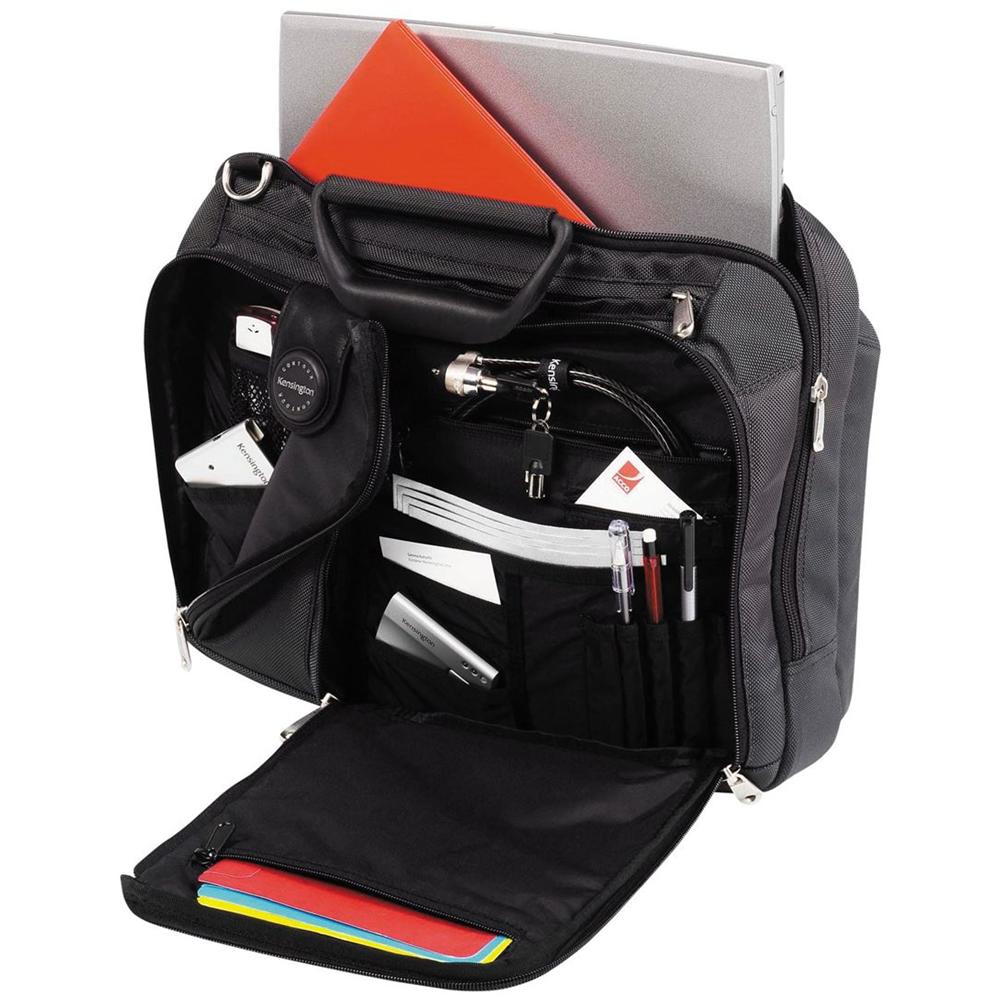 Borsa Notebook fino a 15" in Nylon e Tessuto - Nero - Foto 1