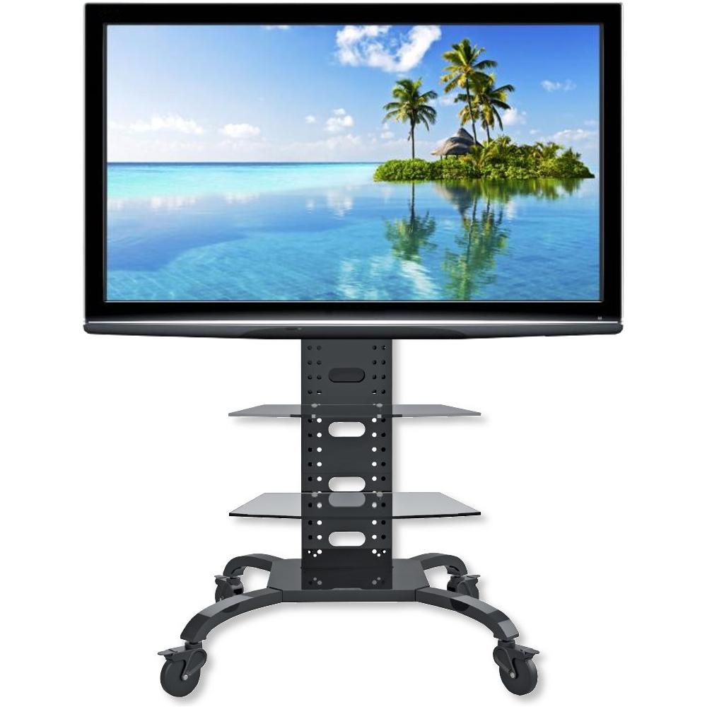 ICA-TR8 - Supporto a Pavimento con 2 Mensole Trolley TV LCD / LED / Plasma 32-70'' - Foto 2