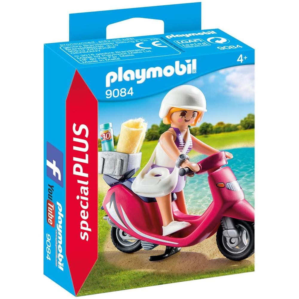 Ragazza Con Scooter - Foto 1