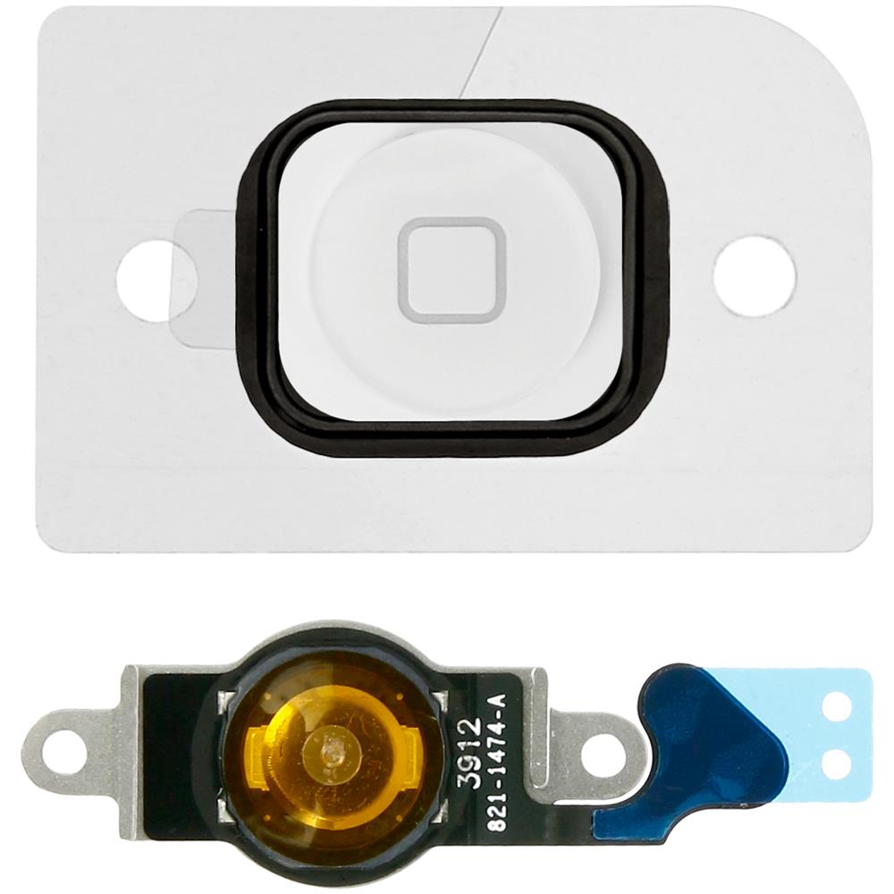 Tasto Principale Home Con Connettore Integrato Per Apple Iphone 5 - Bianco - Foto 1